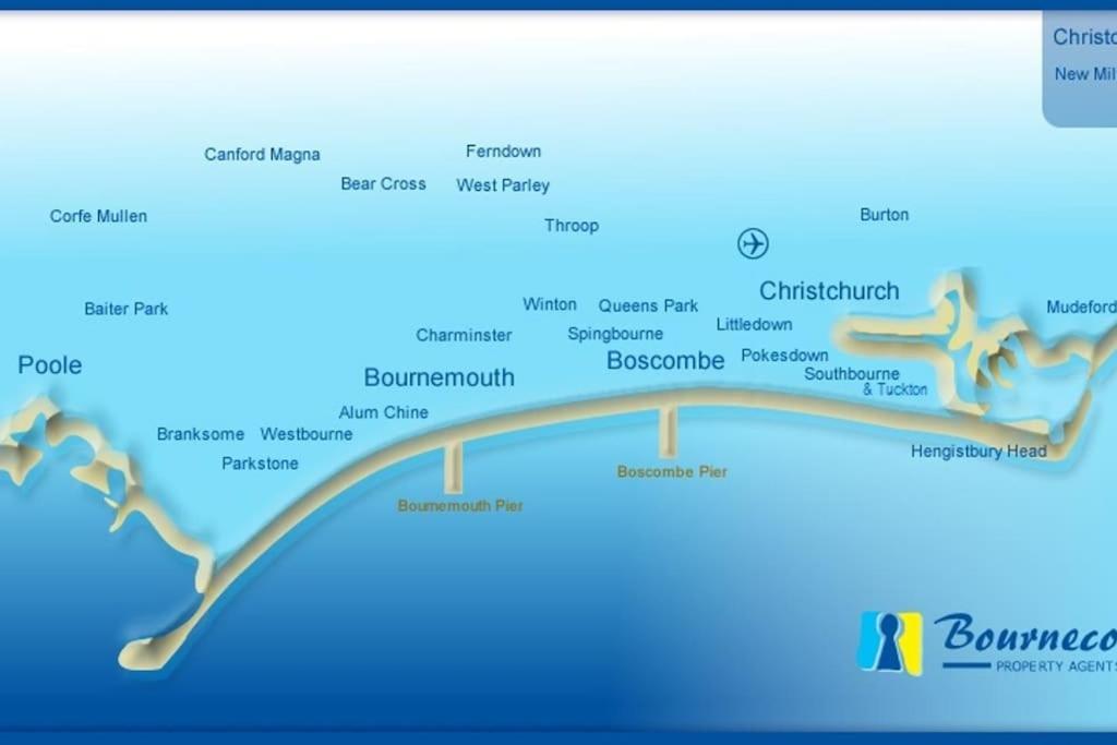 Bournecoast - Near Beach And Shops - Parking - 8498 Appartement Bournemouth Buitenkant foto